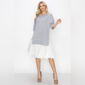 NWT JOH Apparel RENA POINTE KNIT DRESS SZ L